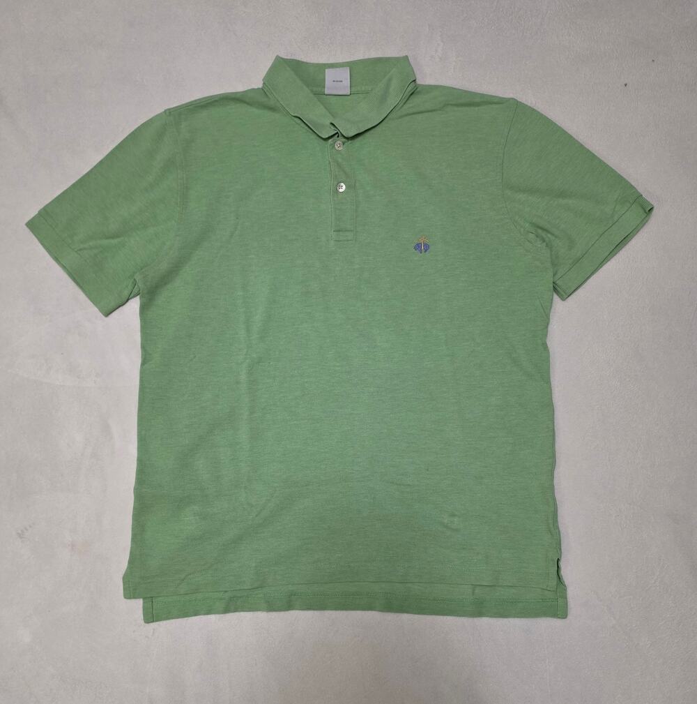 Brooks Brothers Men's Slim Fit Performance Polo Shirt - Light Green - Size L